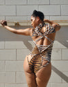 TWISTED MOVEMENT - Tiger Bodysuit