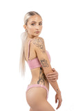 Naughty Thoughts - Sinner Vinyl Thong PINK