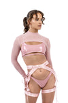 Naughty Thoughts - XXX Rated Suspender PINK