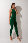 Shark Carmen Jumpsuit - Emerald Green